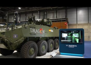 Según la empresa Indra, el vehículo 8×8 Dragón establece el estándar para la próxima generación de vehículos de combate.