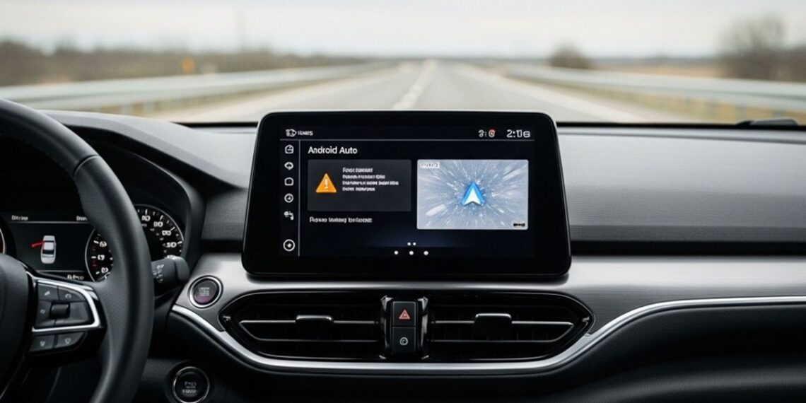 Fallo en Android Auto bloquea acceso a Configuración y juegos incluso con coche detenido.