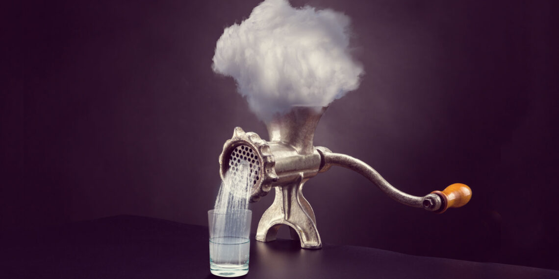 «Extrae agua potable del aire de tu casa con esta máquina.»