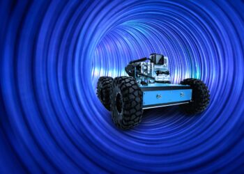 Robots inspeccionan tuberías de agua estrechas.