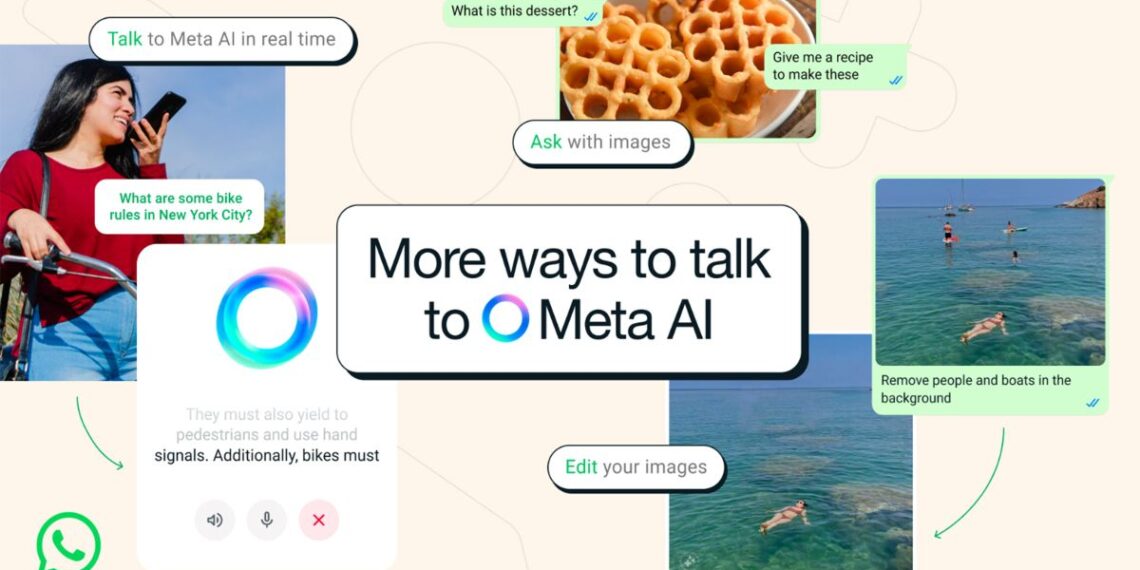 Envía fotos, textos y vídeos directamente a Meta AI.