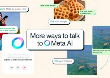 Envía fotos, textos y vídeos directamente a Meta AI.