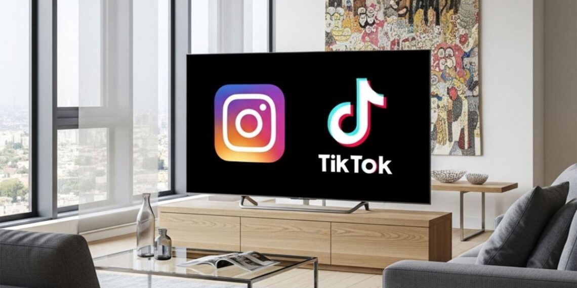 Instagram y TikTok invaden las Smart TV para rivalizar con YouTube.