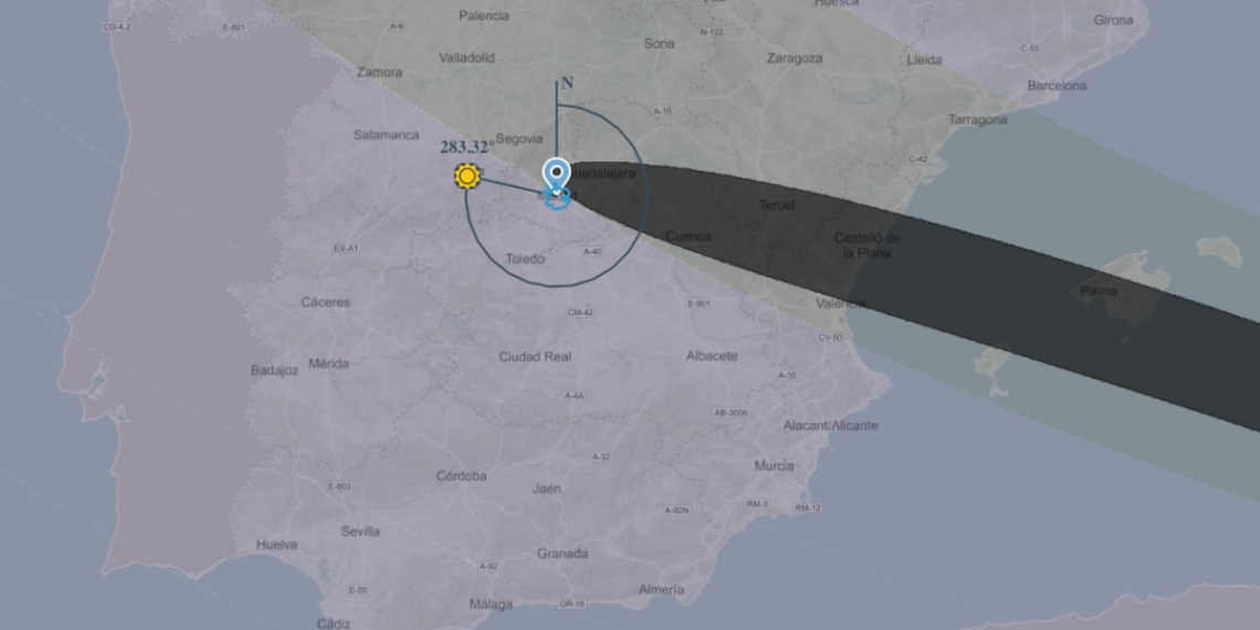 » España cuenta con el mapa oficial de eclipses totales de 2026 y 2027.»