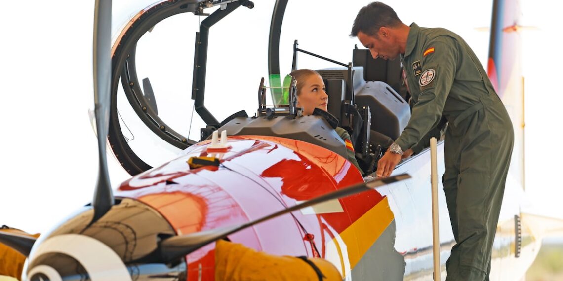 La Princesa Leonor ha comenzado su formación militar en la Base Aérea de San Javier.